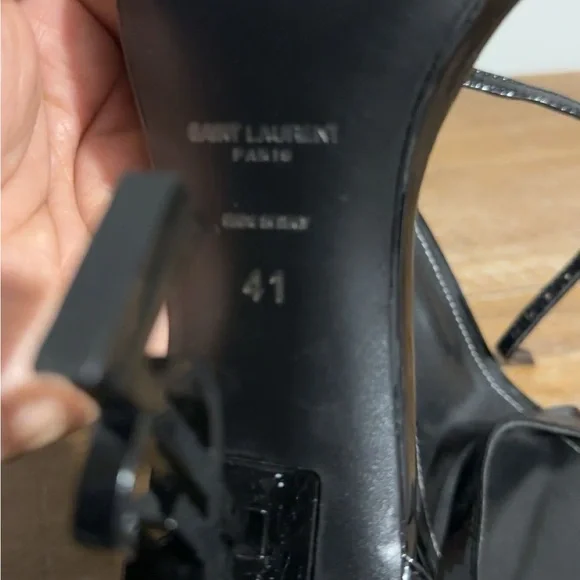 Yves Saint Laurent Black Heels for Elegant Occasions - Picture 8 of 10